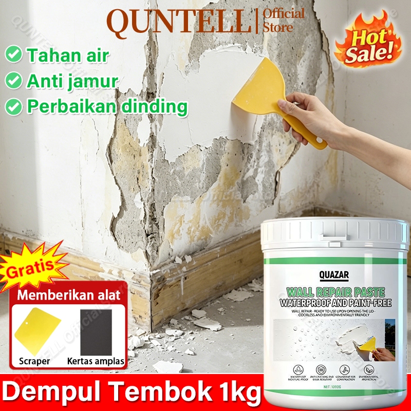 Dempul Tembok 1kg Plamir Tembok Perekat Perbaikan Tembok Dinding Retak Dempul Tembok Retak Dan Bolon
