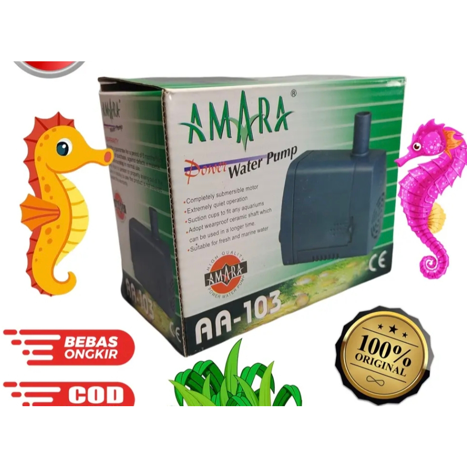 AMARA AA103 AA 103 Mesin  Pompa Air Celup Pompa Kolam Aquarium - Watt