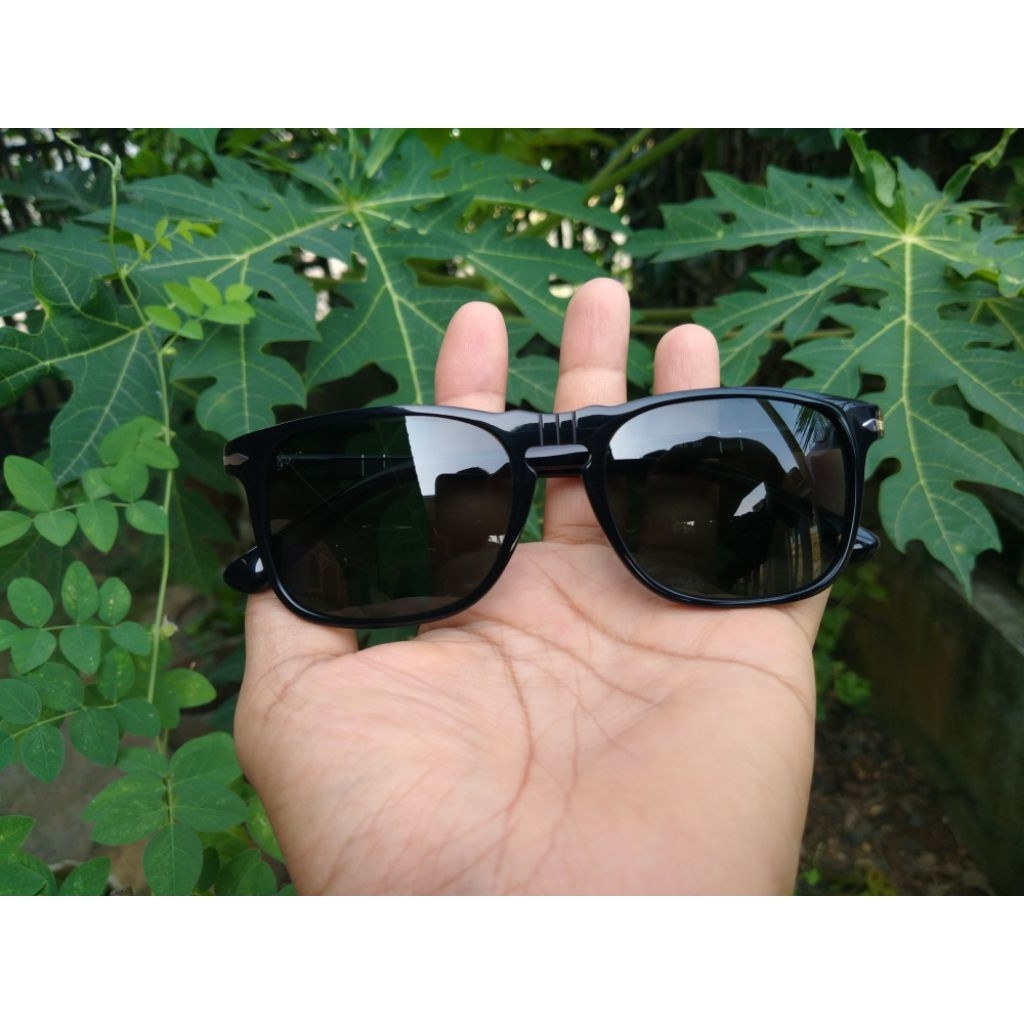Kacamata Fashion Pria Persol 3059S Original Square Klasik Sunglases