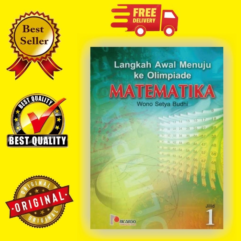 Buku LANGKAH AWAL MENUJU KE OLIMPIADE MATEMATIKA jilid 1