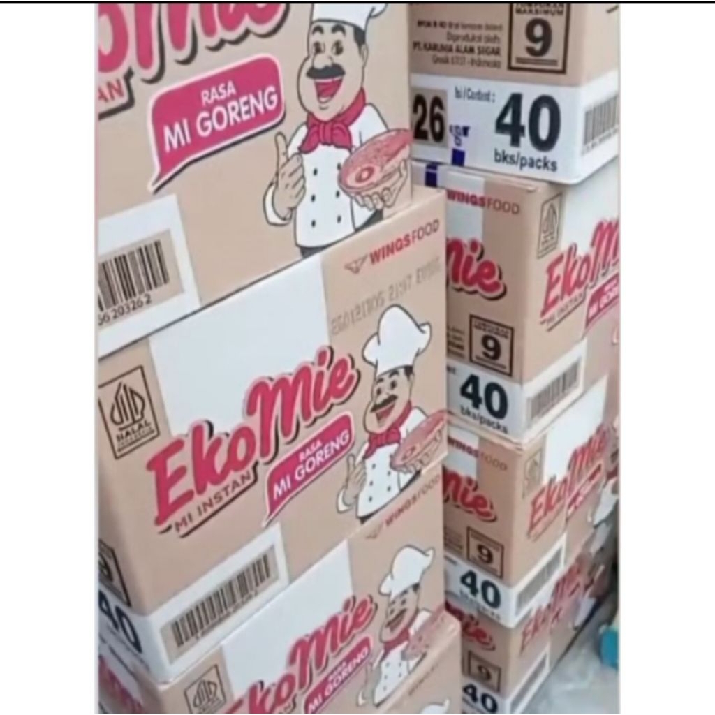 Mie Goreng Eko 1 Dus 40 Pcs Expayed September 2026