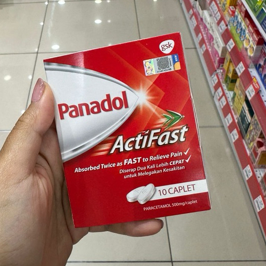 Panadol Actifast Strip Malaysia ED 2028