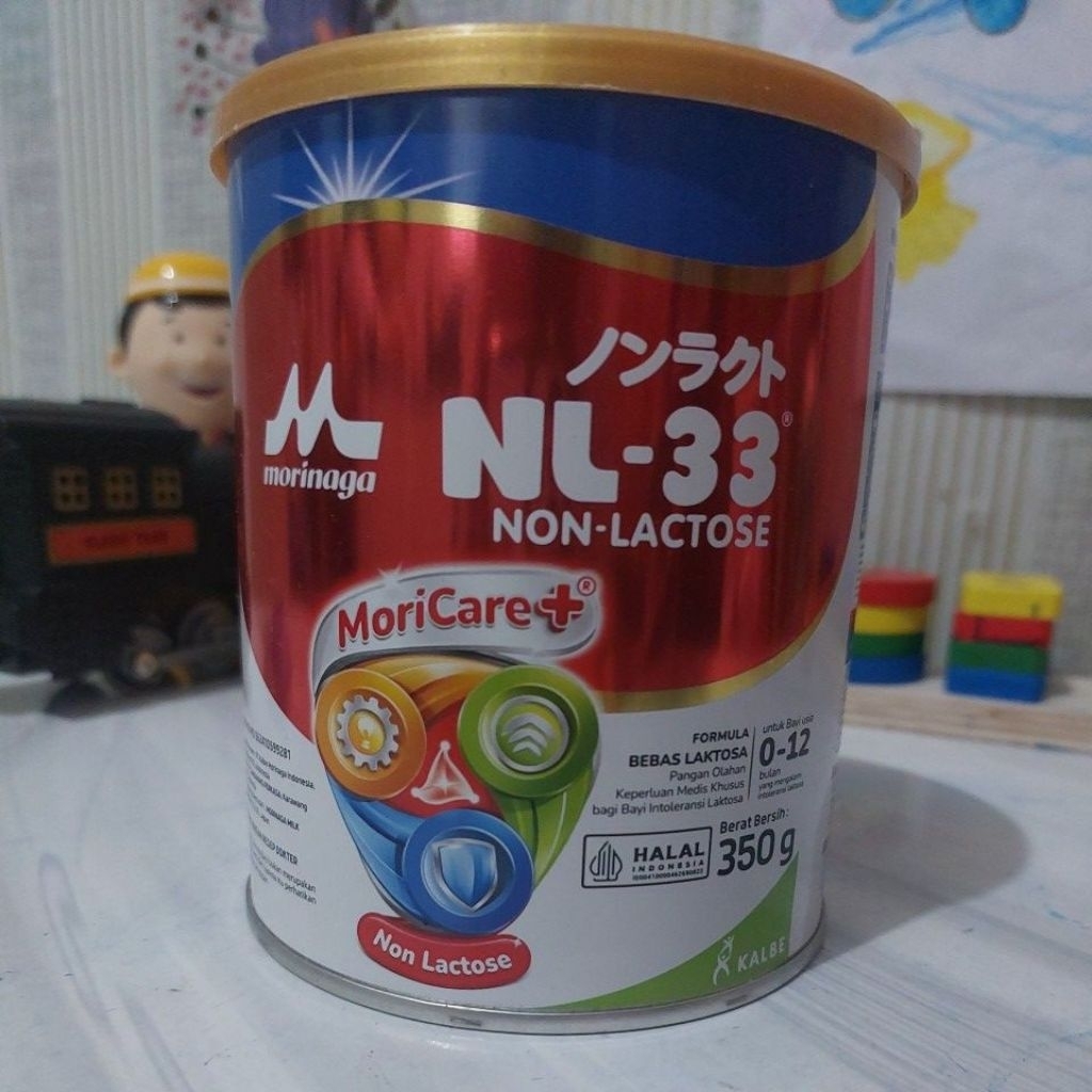 MORINAGA NL-33 Bebas Laktosa usia 0-12
