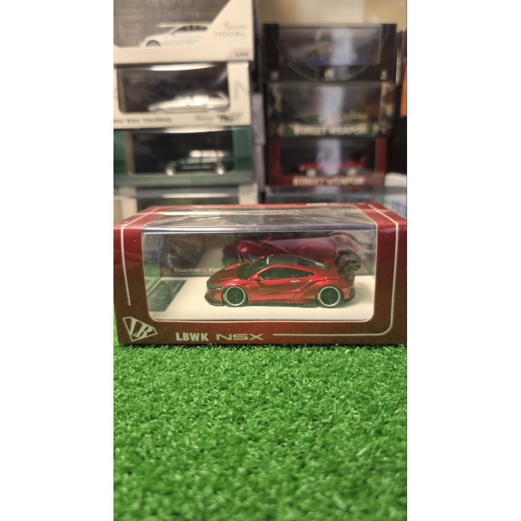 TP Timothy & Pierre Resin 1:64 Honda NSX LBWK Red/Merah Limited Sealed