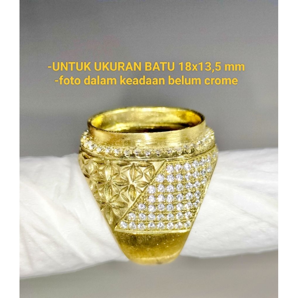 RING KUNSAR TERBARU MODEL PERAK MICROSETTING