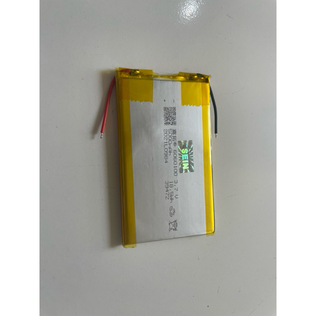 Baterai lithium polymer 3,7v 5000mah ori Samsung