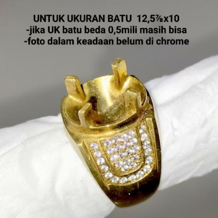 RING KUNSAR TERBARU MODEL PERAK MICROSETTING
