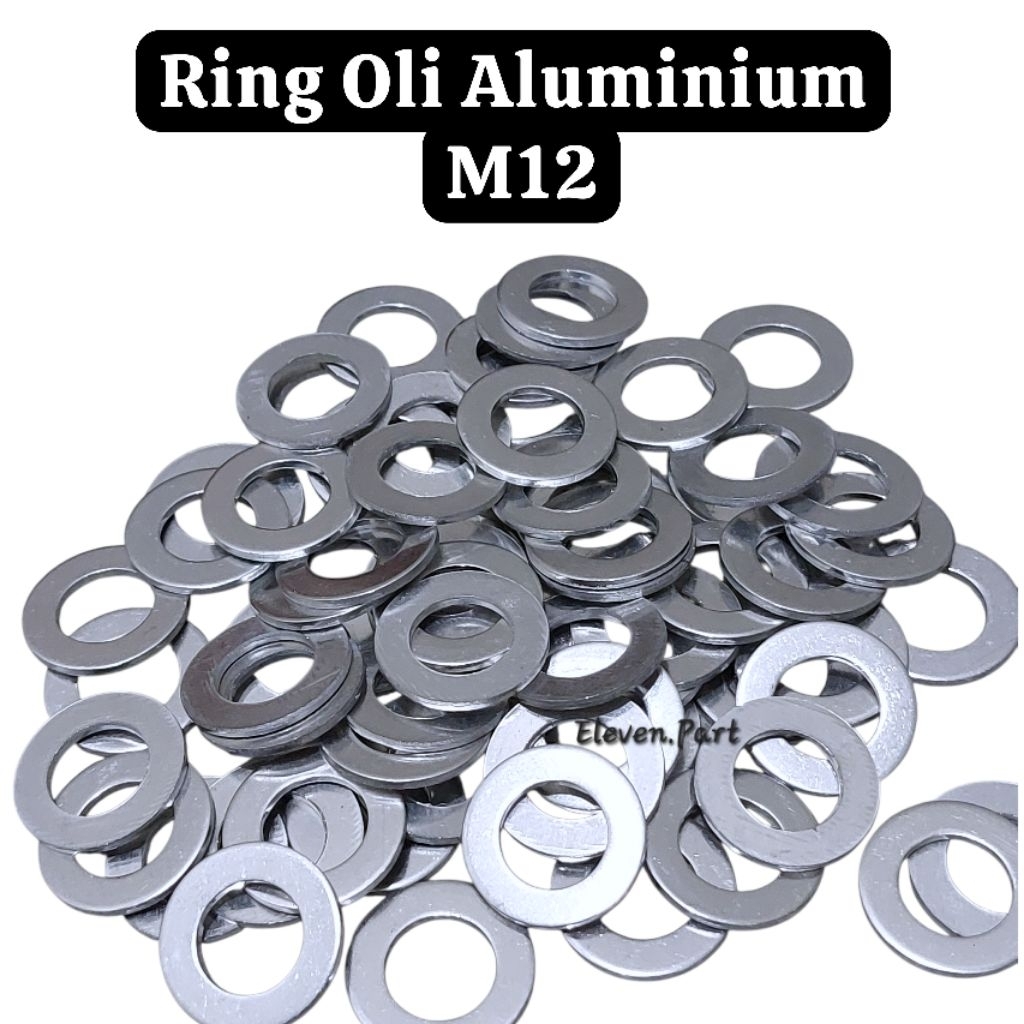 Ring Aluminium M12 / Ring Tap Oli / Ring Baut 17