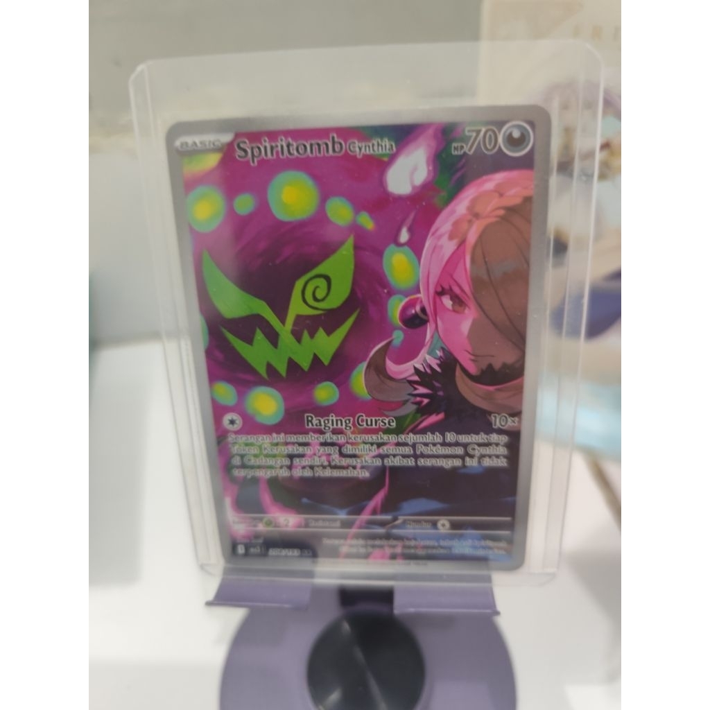 Kartu Pokemon Spiritomb Cynthia