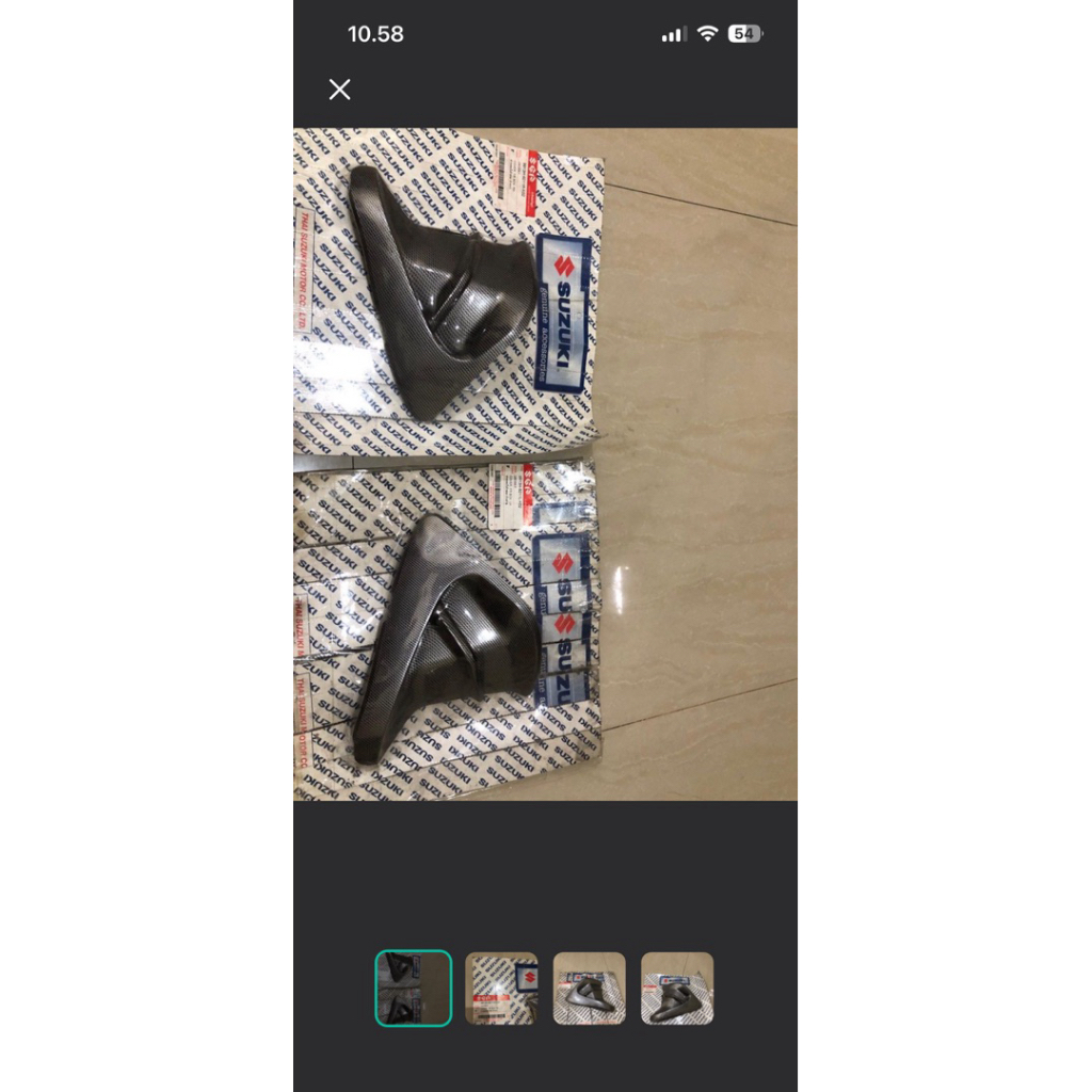 Sirip Cover Box Skywave Thailand motif carbon ori Suzuki SGA