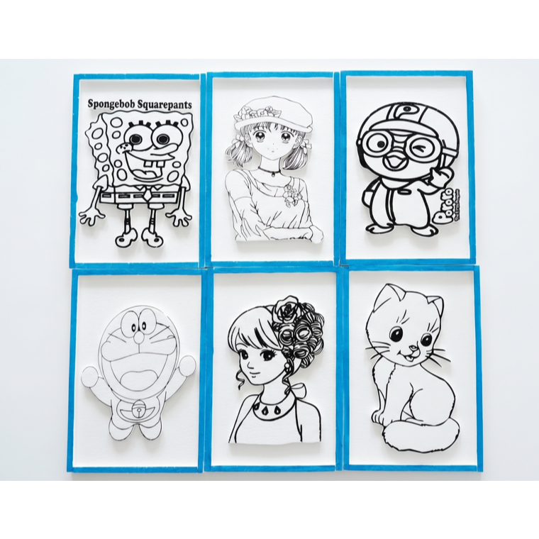 (1pcs) Lukis Sterofoam 3D UK 30X40 / Styrofoam 3 Dimensi / Sterofoam Lukis Timbul
