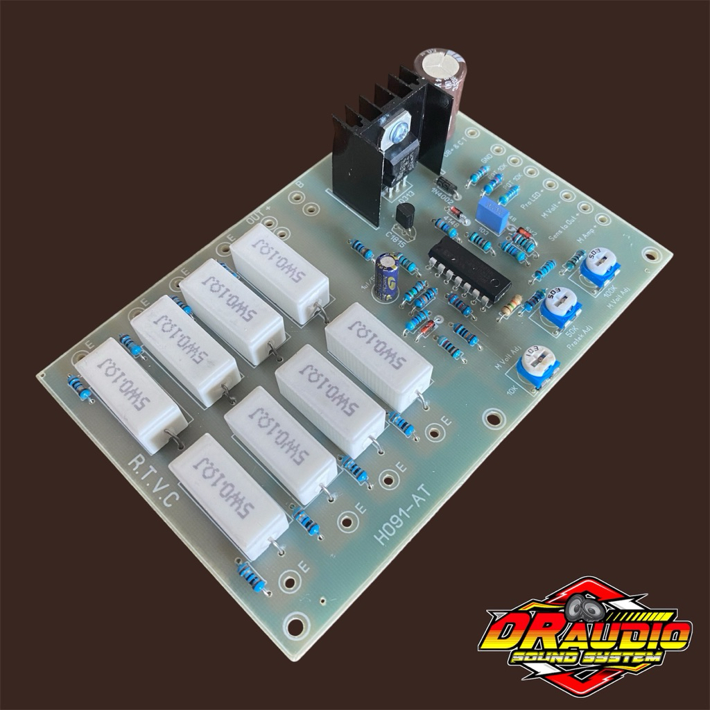Kit Power Supply RTVC 60 Amper dan 30 Amper Resistor Tembaga Pcb Fiber