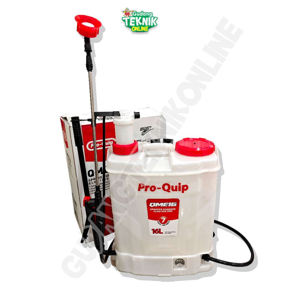 PRO QUIP Sprayer Hama 16L 2IN1 PROQUIP QME16 Elektrik Manual SNI / Alat Semprot Semprotan Obat Hama 