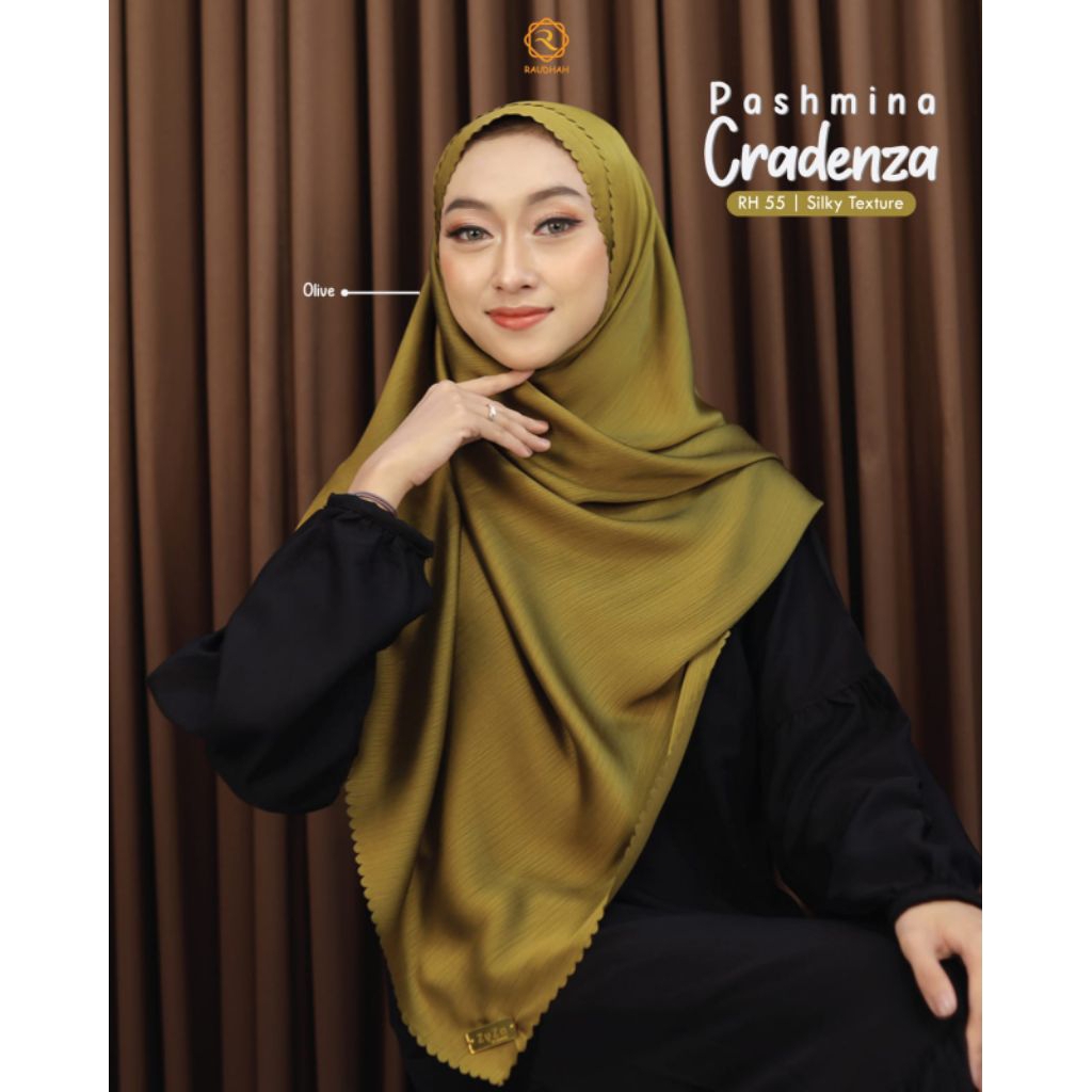 PASHMINA CRADENZA//HIJAB PASHMINA PREMIUM BY RAUDHAH