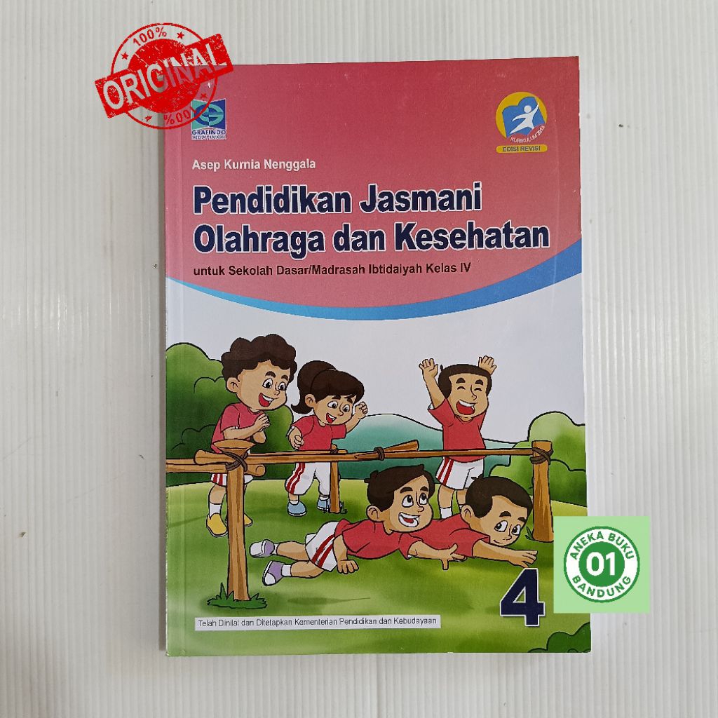 Buku Pjok Pendidikan Jasmani Olahraga Dan Kesehatan Kelas 4 SD/MI Kurikulum 2013 Grafindo