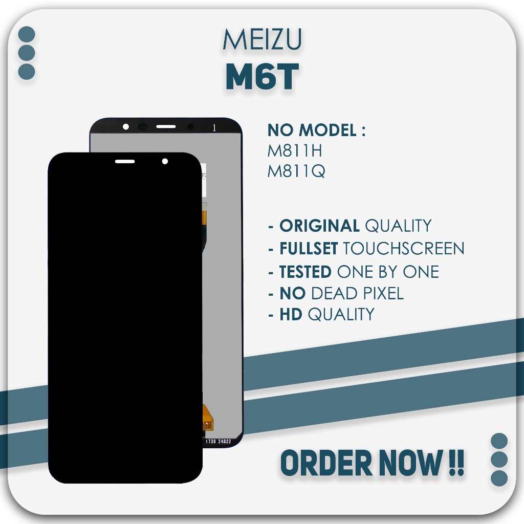 Grosir LCD Meizu M6T ( M811H / M811Q ) - Fullset Touchscreen Original