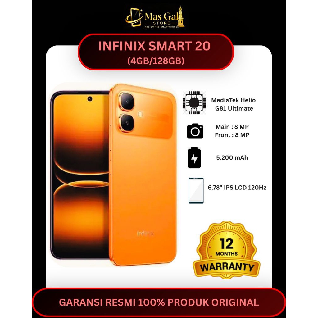 Infinix Smart 20 4/128 (Orange)