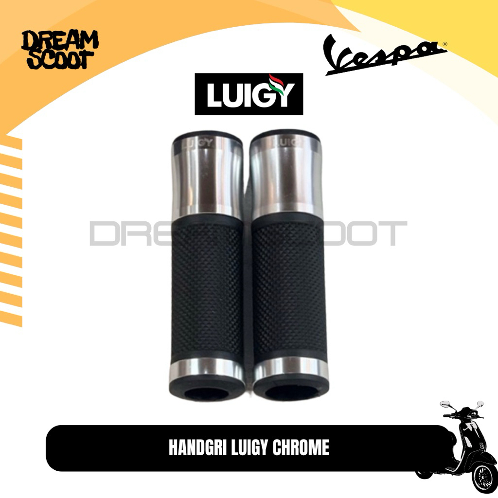 Handgrip Luigy Chrome Vespa Matic Vespa Sprint Vespa Primavera Vespa S Vespa LX Handgrip vespa matic