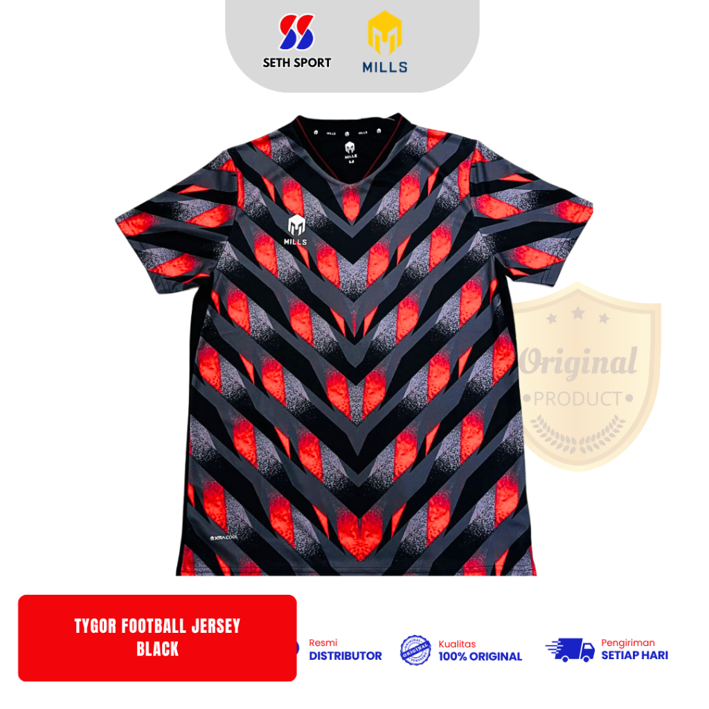 Jersey Bola Mills Tygor Football Jersey Original