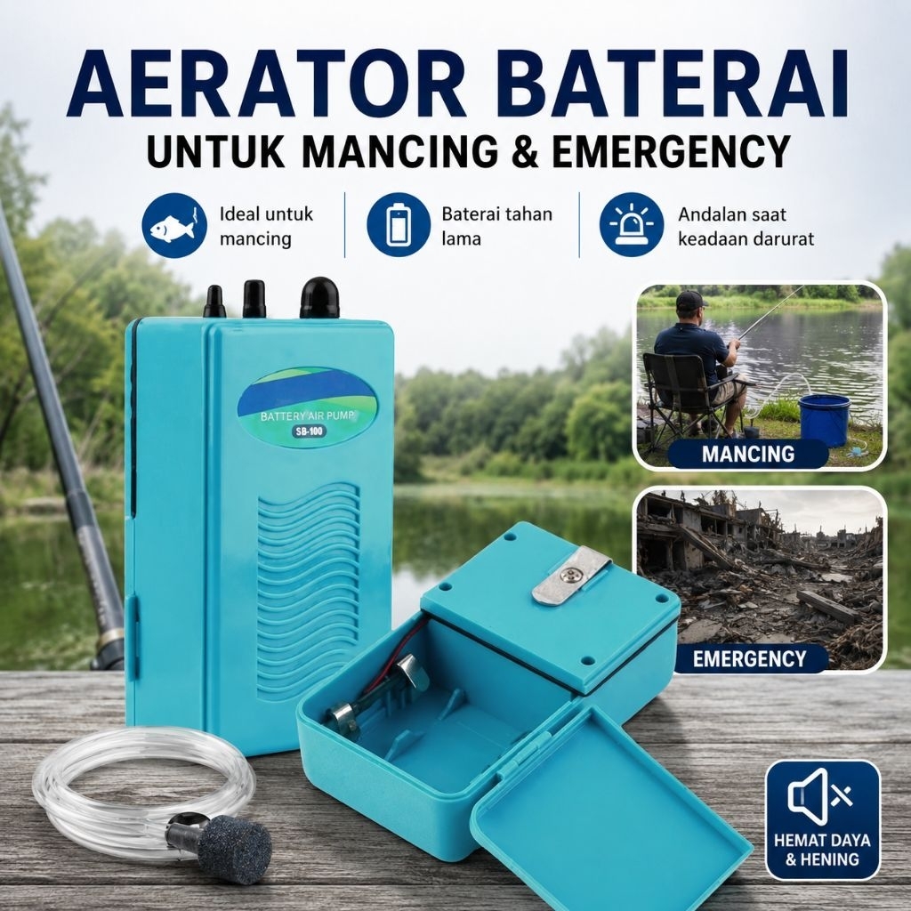 AERATOR BATERAI PORTABEL