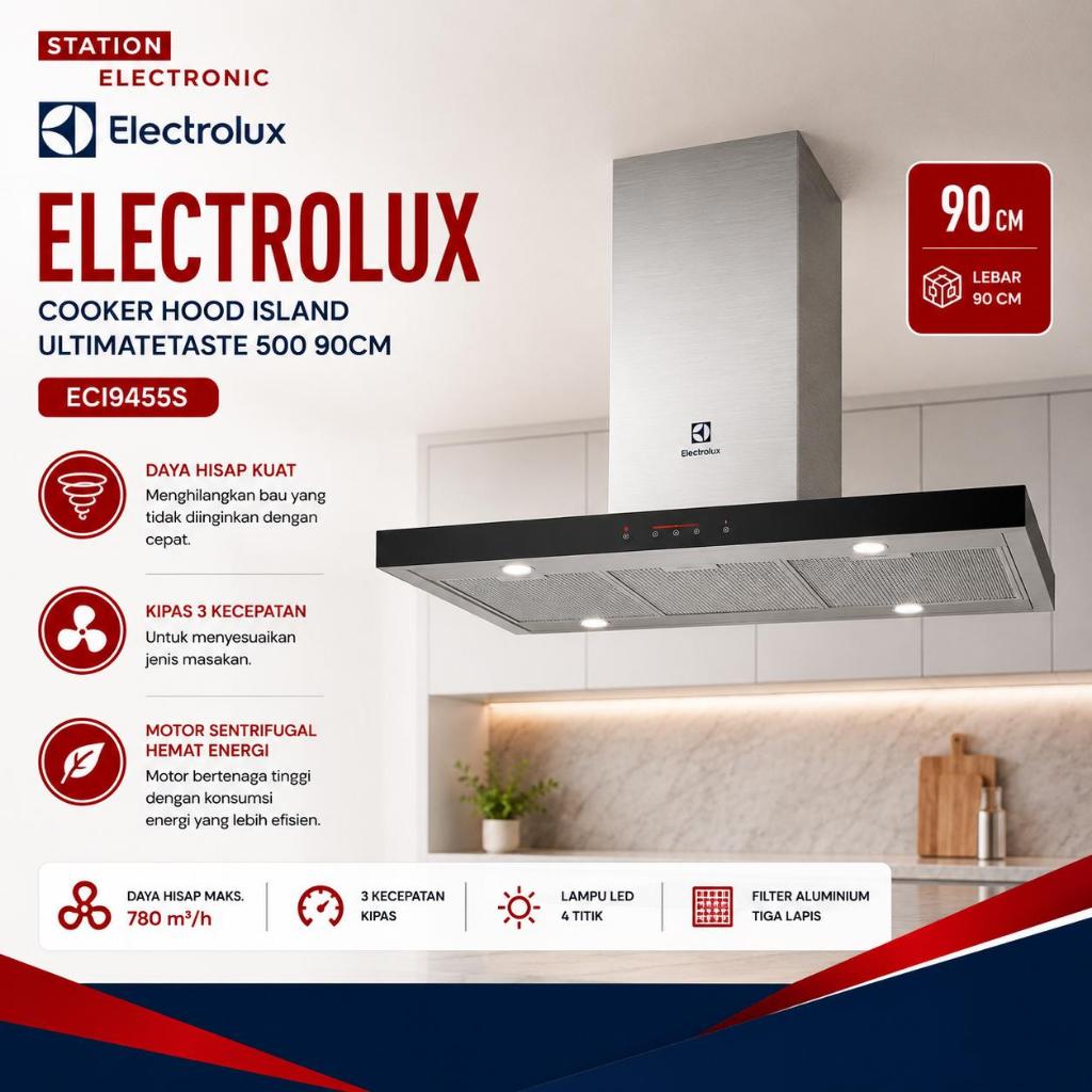 Island Cooker Hood Electrolux ECI 9455 S