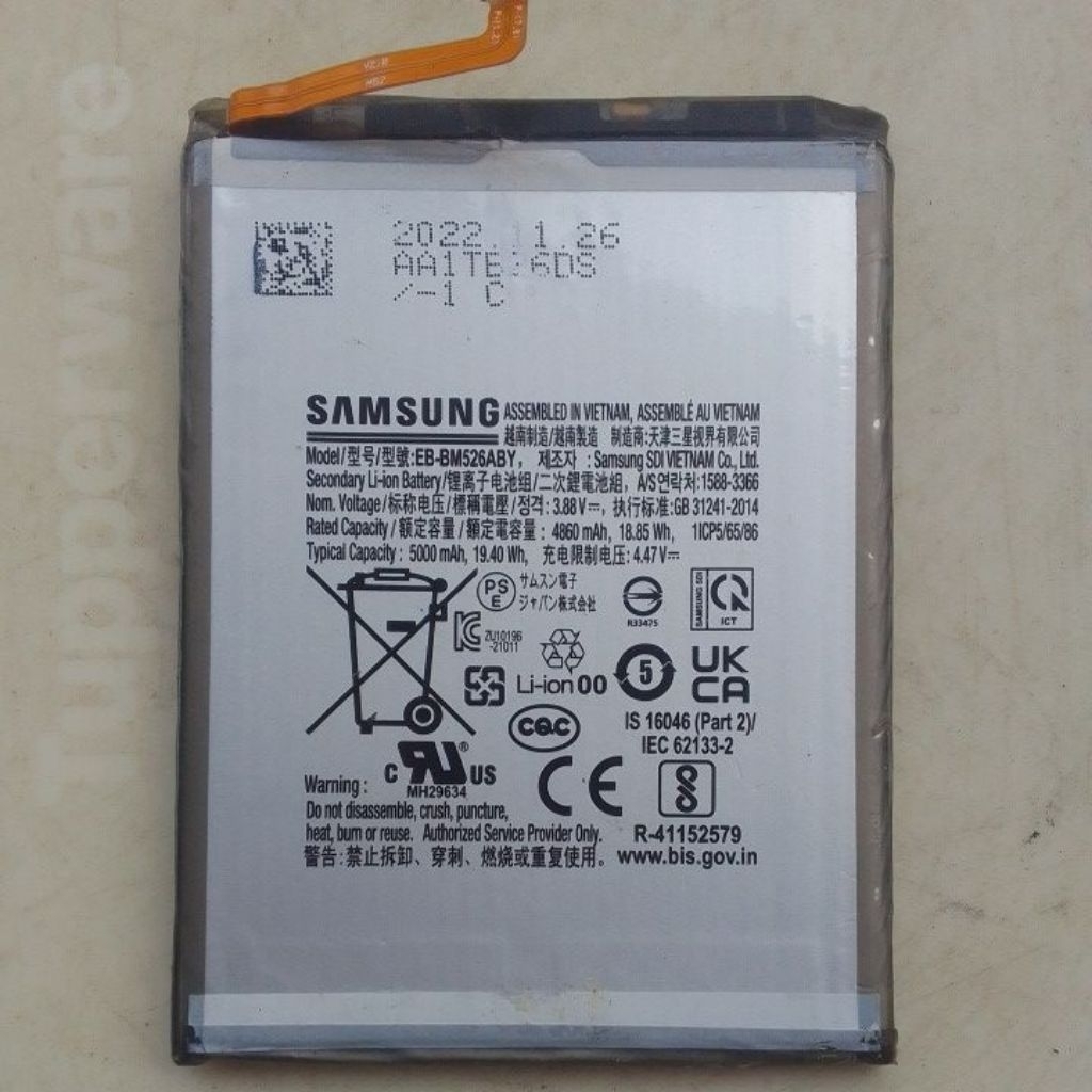 eb-bm526aby hp samsung  A23 / A73 / M23 / M33 / M52 seken