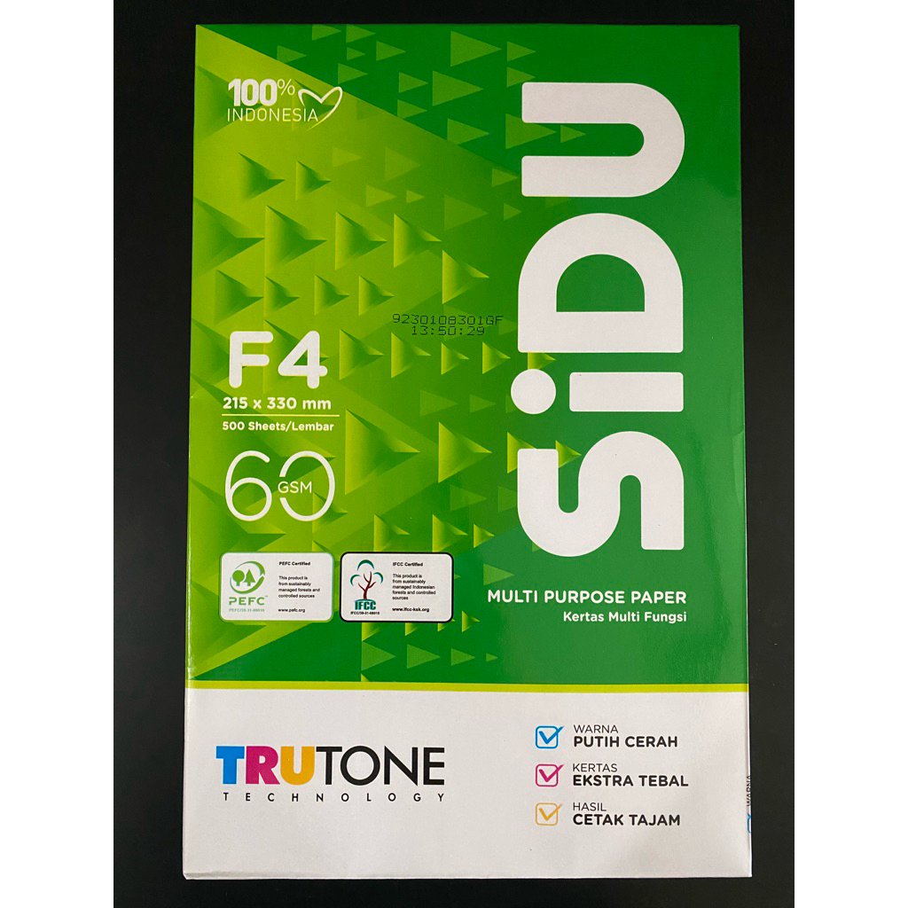kertas SIDU F4 60gr