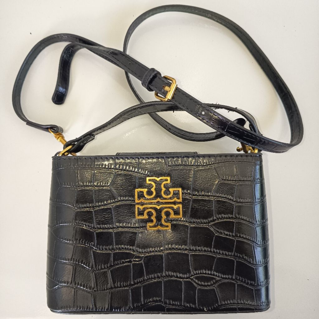 TB Mini Black Sling Bag Mirror Tas Selempang Mewah Kondangan Wanita Hitam