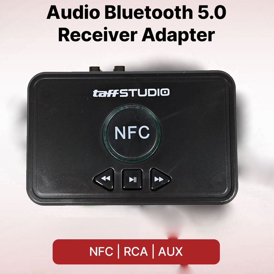 Audio Bluetooth 5.0 Receiver Adapter NFC RCA AUX
