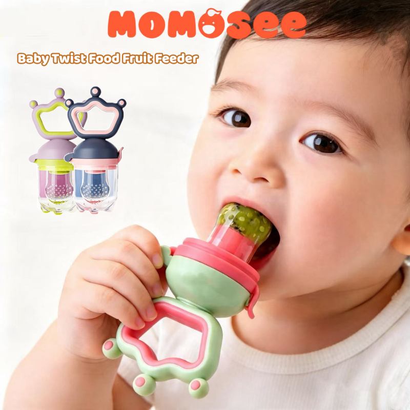 Momosee Baby Food Fruit Feeder Dot Buah Empeng Bayi Teether Mash Teething Pacifier Fruit CJ061