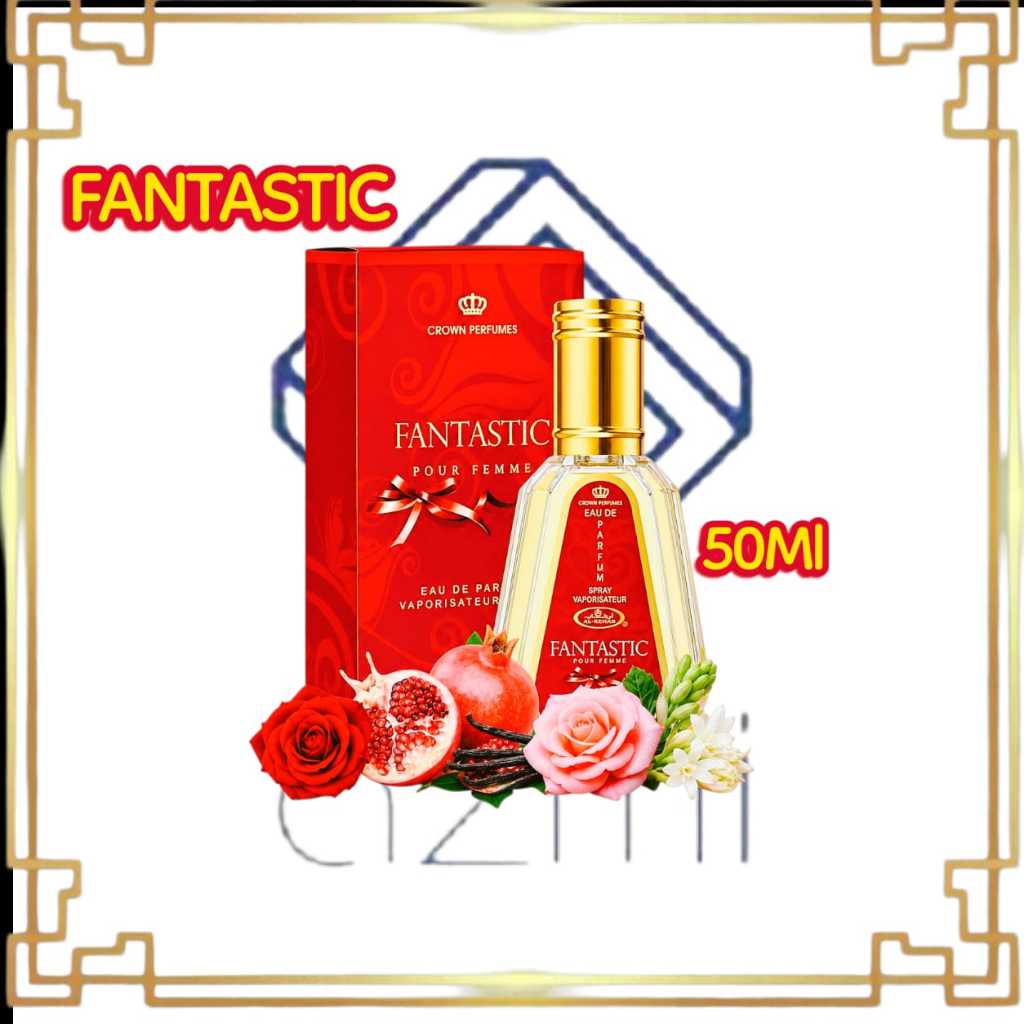 Parfum Al Rehab Spray FANTASTIC 50ml, Original Saudi Arabia