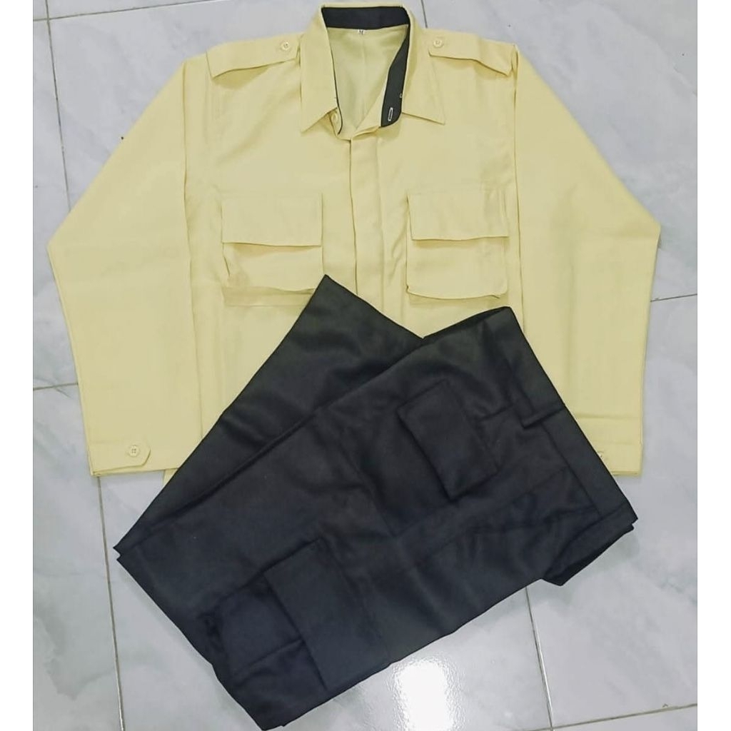 baju pdl satpam terbaru/baju pdl security/baju pdl satpam bahan gaia