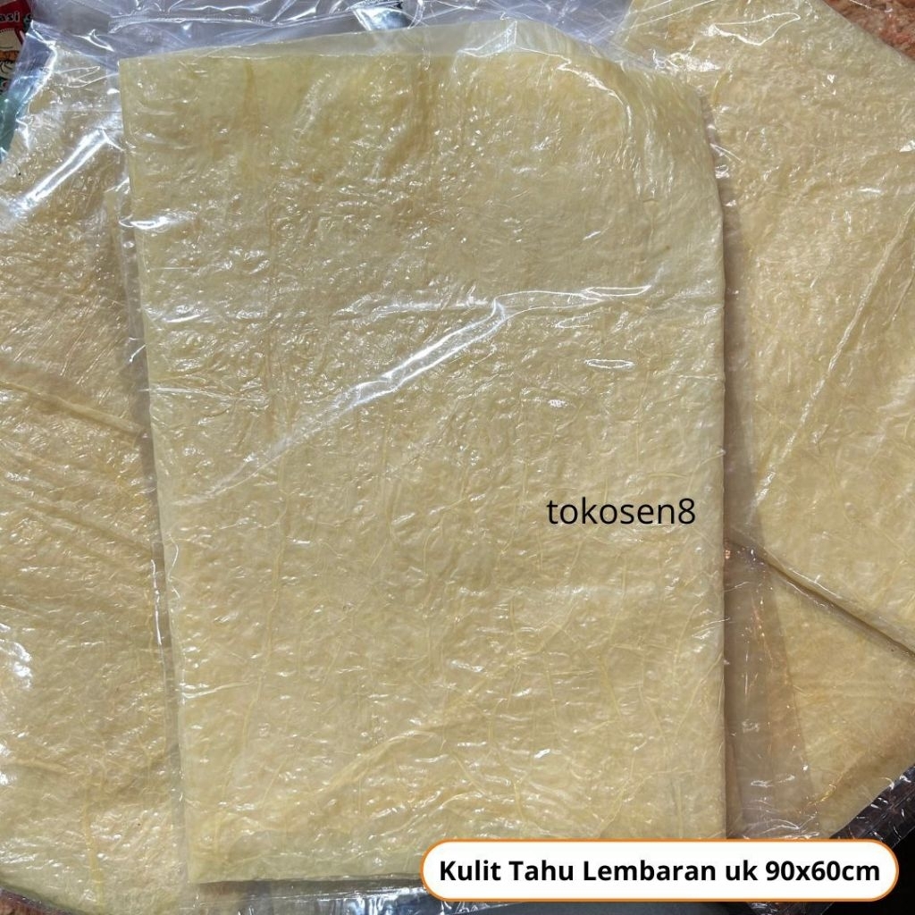 Kulit Tahu Lembaran / kulit tahu untuk Hekeng, Dimsum, Gohyong