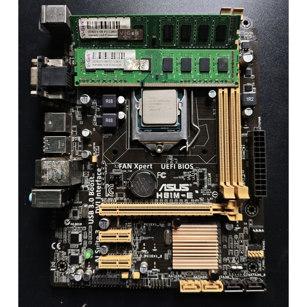 Motherboard H81+ (i3-4150) + Ram 8GB