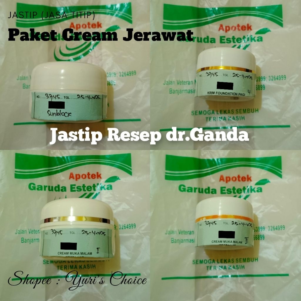 Paket Cream Jerawat dr.Ganda / Klinik Garuda Estetika