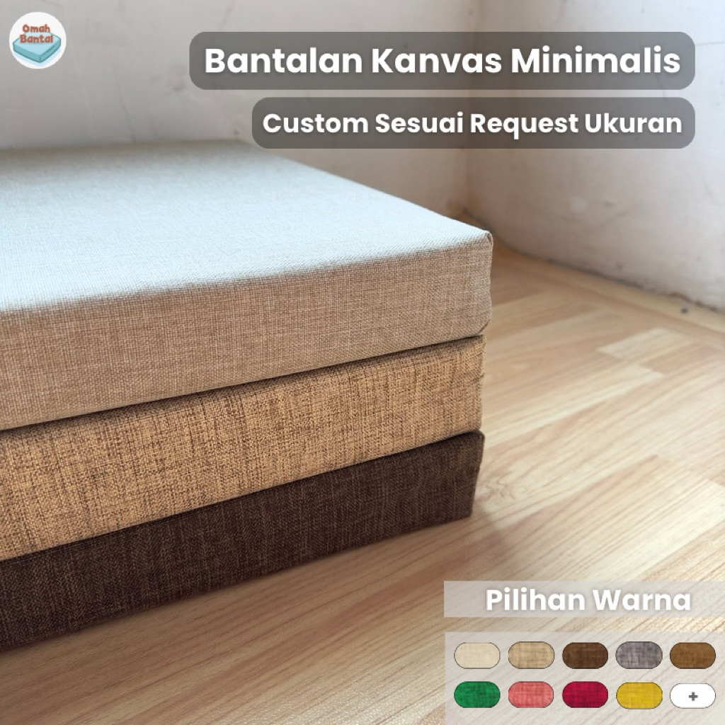 Custom Bantal Duduk Bantalan Sofa Kursi Pojok Kayu Minimalis