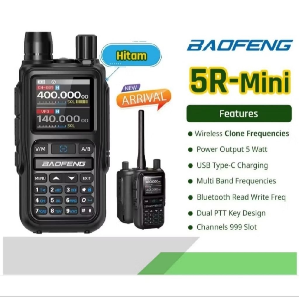 BAOFENG UV-5R mini MULTIBAND UHF-VHF-AM Airband