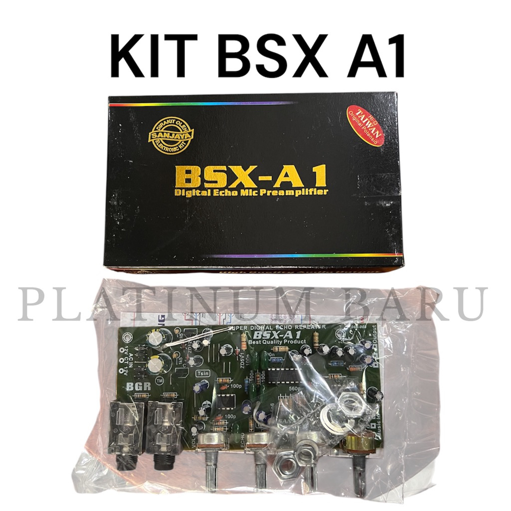 Kit BSX A1 Digital Echo Mic Preamp | Kit Echo Microphone Karoke Suara Jernih Gema Halus Original | B