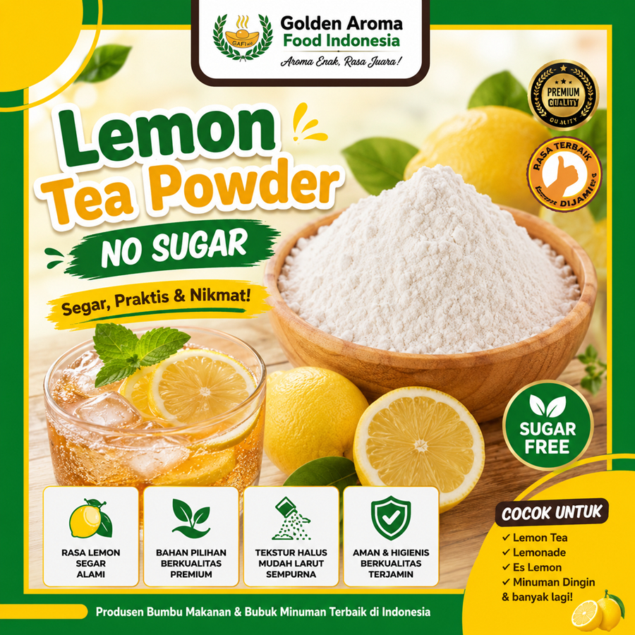Bubuk Lemon Tea Tanpa Gula 1 Kg Bubuk Lemonade Jual Bubuk Lemon Tea Powder Kiloan Serbuk No Sugar