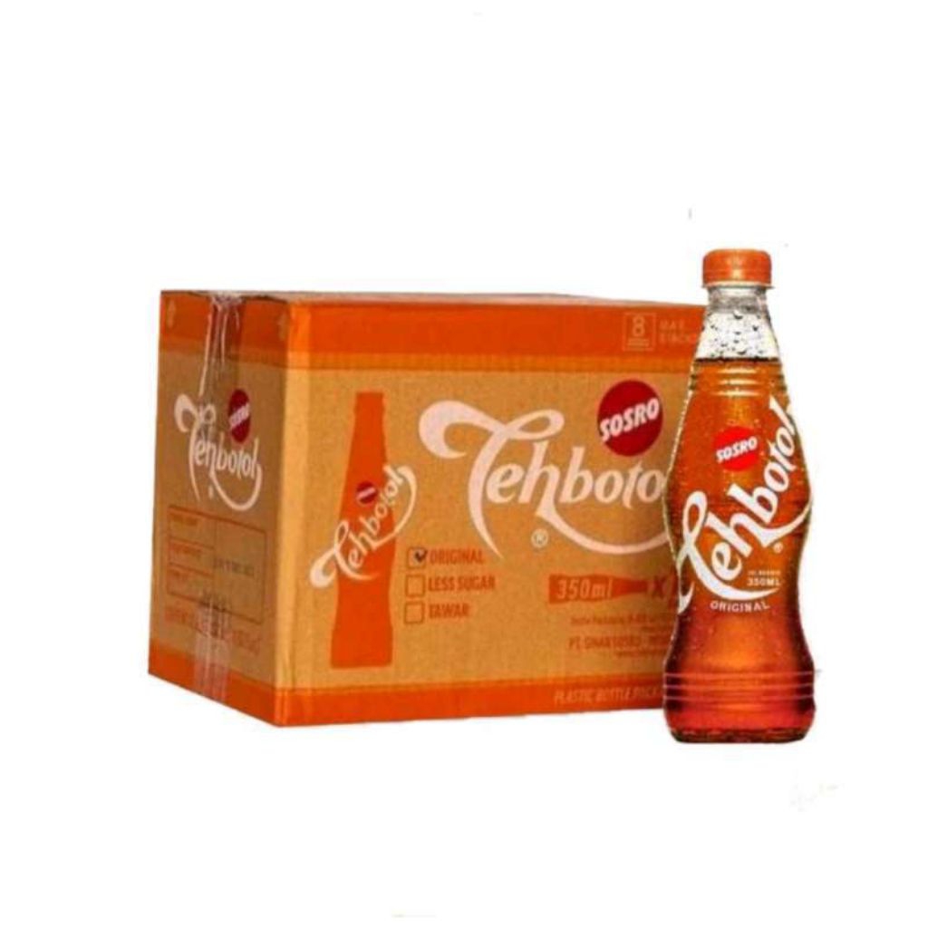 teh botol sosro 350ml-1 dus isi 12 botol