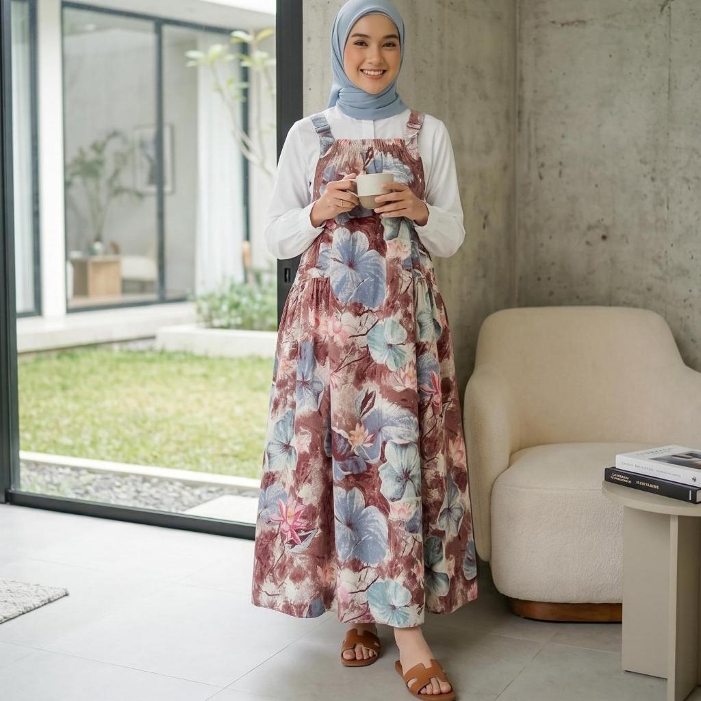 Pasolex Overall Naura 501 - Overall Wanita Basic Linen Rami