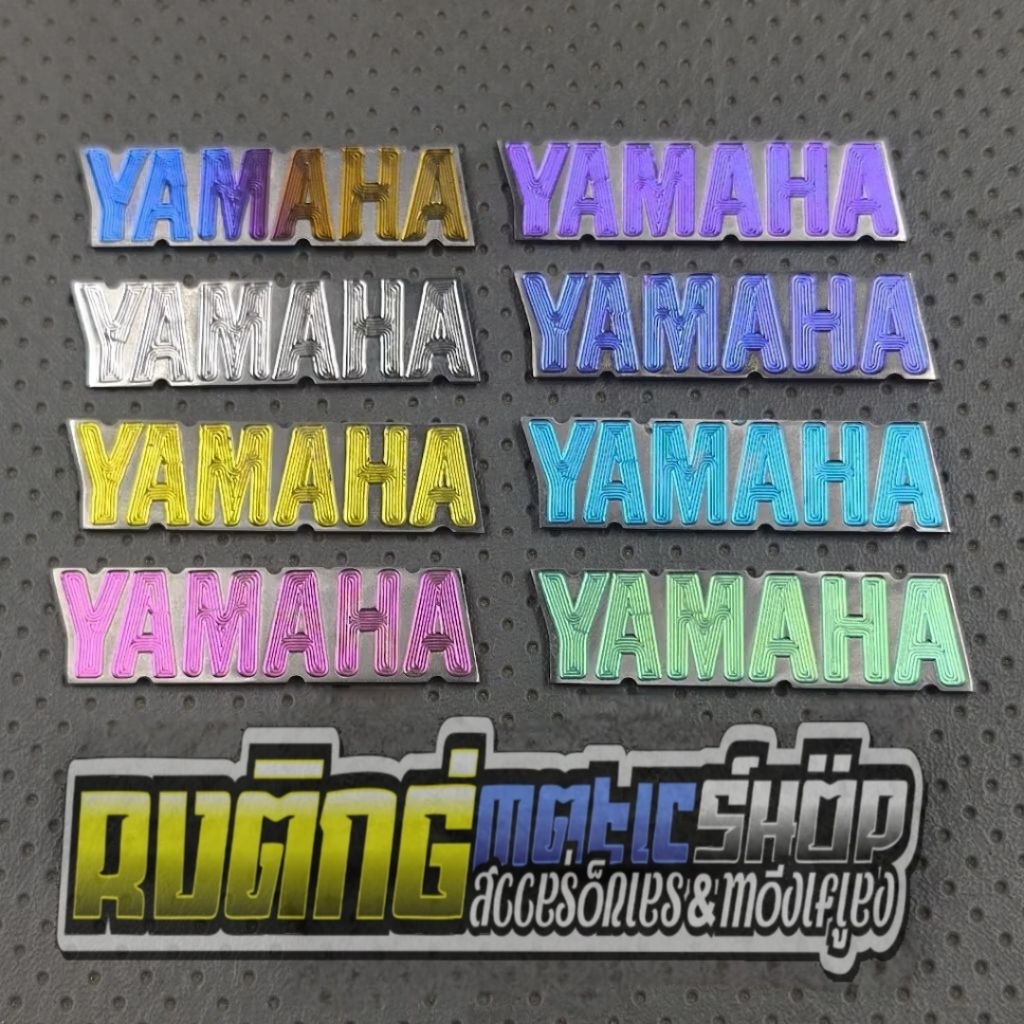 emblem titanium emblem logo tulisan yamaha titanium