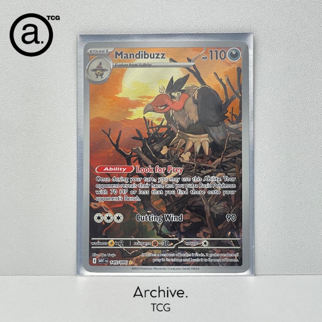 Mandibuzz AR (145/086) Pokemon English ~ White Flare (WHT)