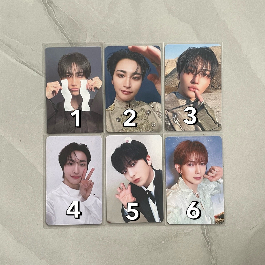 Ateez Yeosang Jongho LD Seonghwa In Your Fantasy Benefit PVC PC photocard