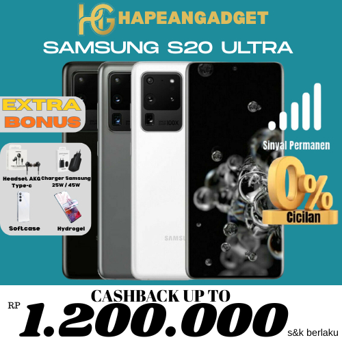 Samsung Galaxy S20 Ultra | S20+ Plus 12/128Gb 8/128GB Second Original Resmi SEIN