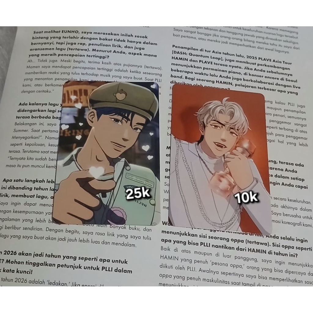 Photocard plave official season greeting lighstick