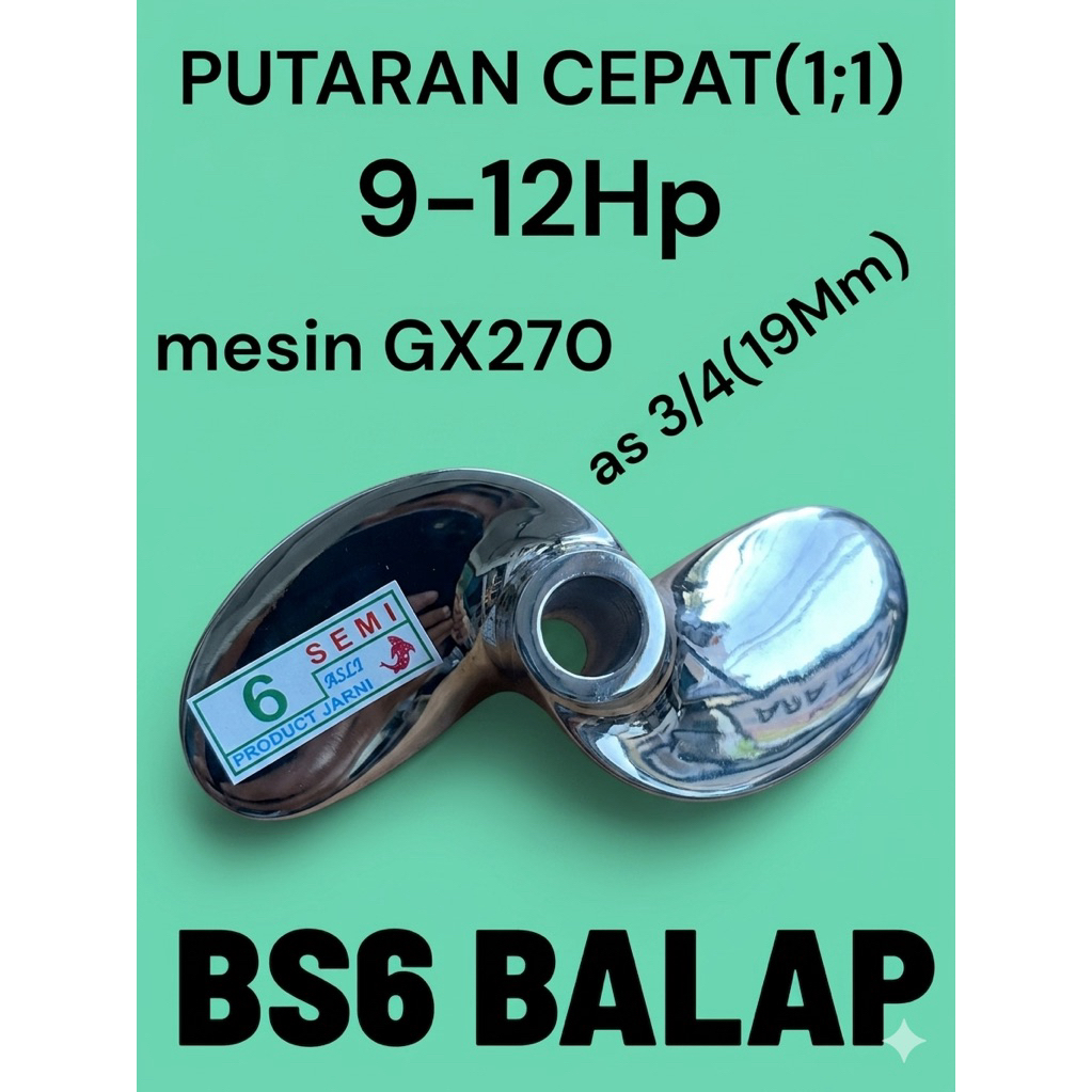 KIPAS KAPAL PERAHU BALAP KETINTING BAHAN ALUMUNIUM MESIN MODIF atau HARIAN