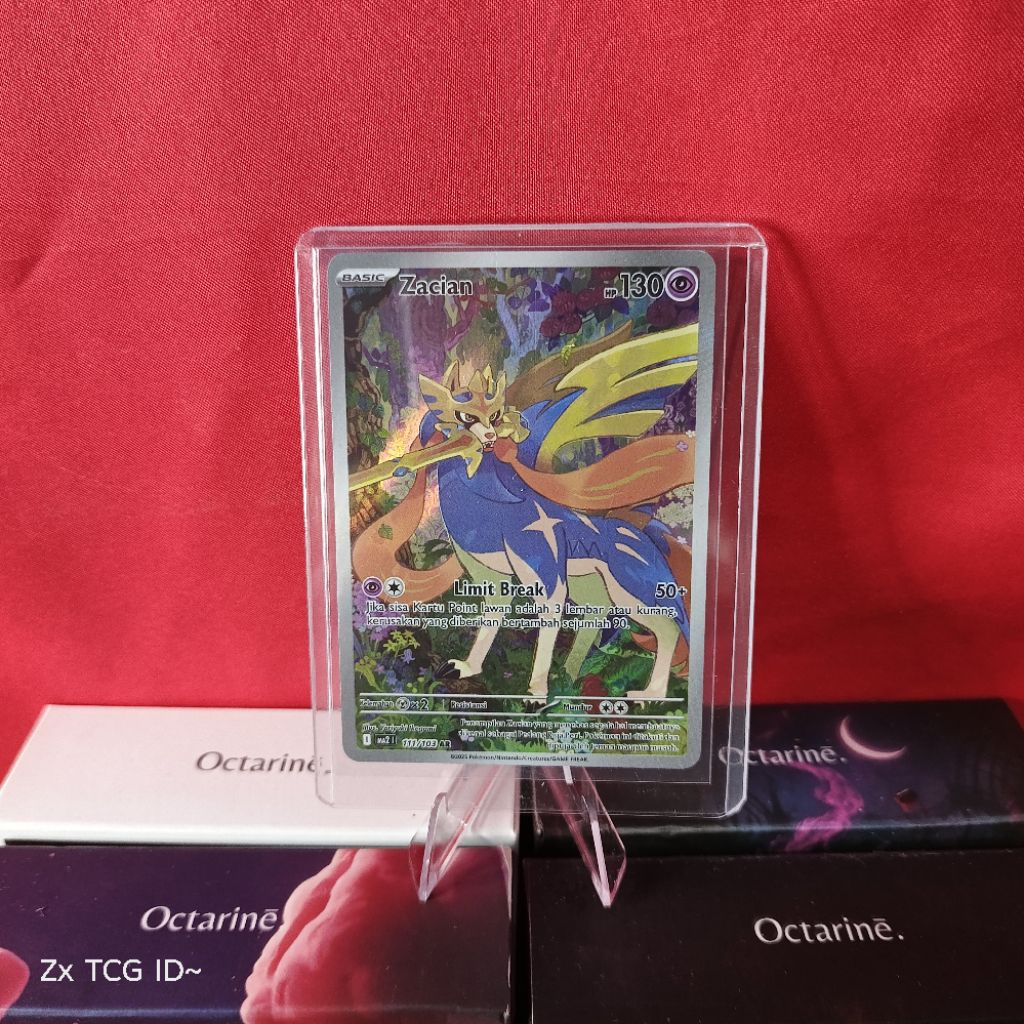 Pokemon Cards TCG Indonesia "Zacian" ( AR ) Holo Original