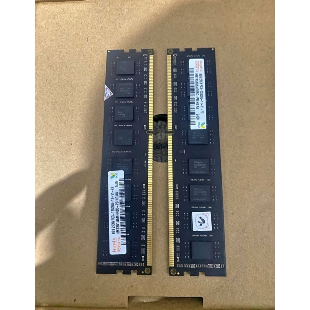 RAM 2X8GB DDR3