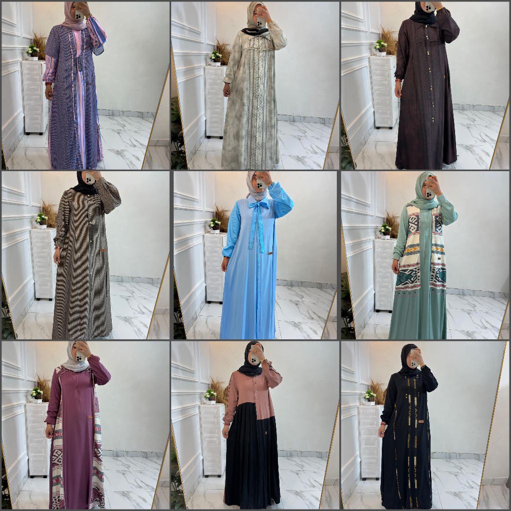 dress gamis Nafis fashion terbaru